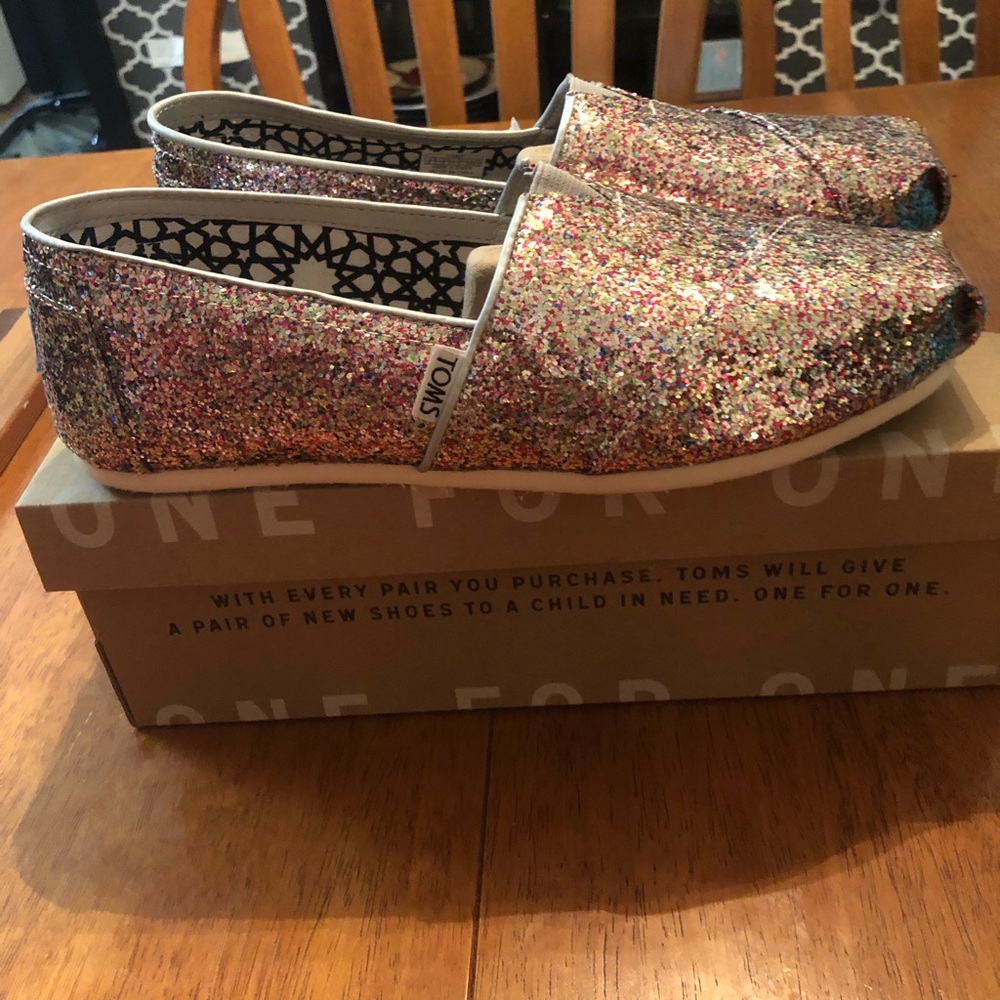 Tom’s Classic Glitter Flats